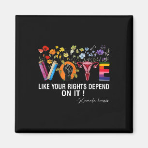 Waltz Vote Like Your Rights Depend On It Feminist Magnet