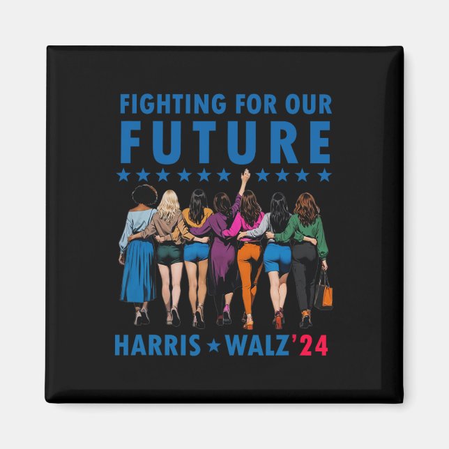 Waltz Wheimer 2024 Future Button Election Women Gi Magnet (Front)