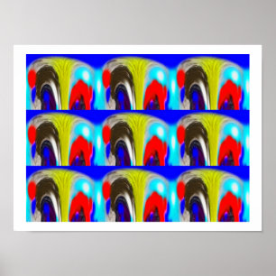 Waltzing fountains art poster