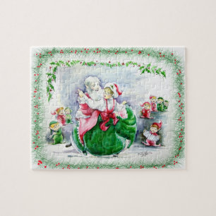 Waltzing Santa & Mrs. Claus Puzzle