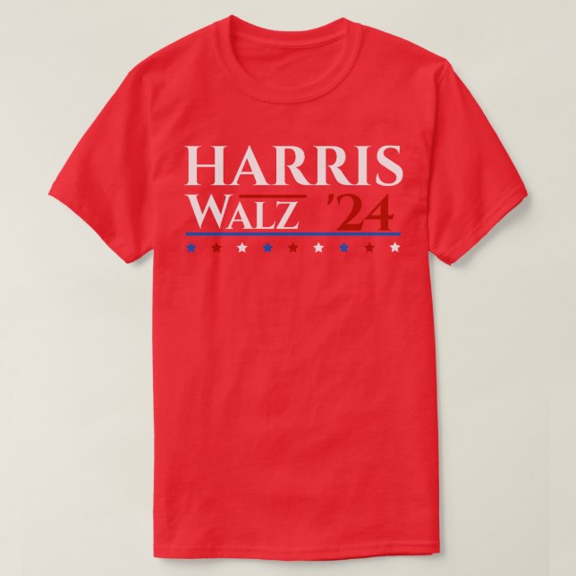 Walz2024 Election Kamala TimWalz T-Shirt (Design Front)