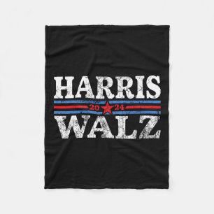 Walz 2024 Election Kamala Harris Tim Waltz 2024 22 Fleece Blanket