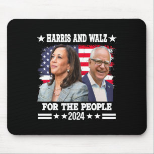 Walz 2024 Election Kamala Harris Tim Waltz  Mouse Pad