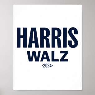Walz 2024 For President Patriotic Kamala Waltz 202 Poster