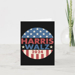 Walz 2024 Kamala Harris 2024 Tim Walz 2024 Usa Fla Card