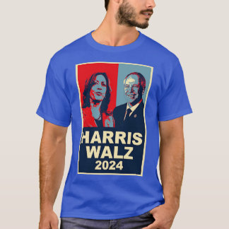Walz 2024 Kamala Tim Walz Democrat Long Sleeve TS T-Shirt