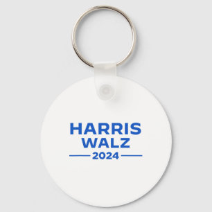 Walz 2024 President American Flag Kamala Harris Key Ring