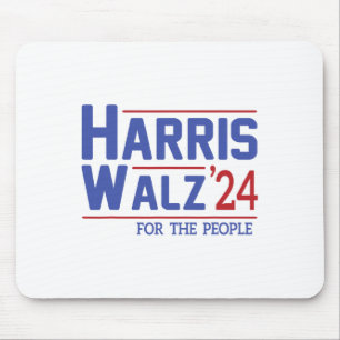 Walz 2024 President American Flag Kamala Harris Wa Mouse Pad
