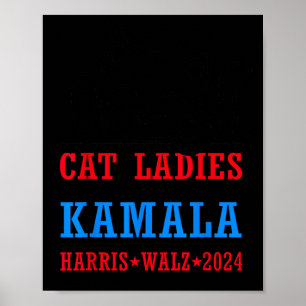 Walz 2024 President Election Kamala Harris Tim Wal Poster