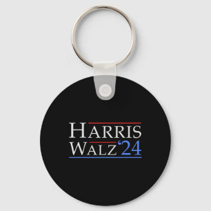 Walz 2024 Save Democracy 2024 Election Funny Harri Key Ring