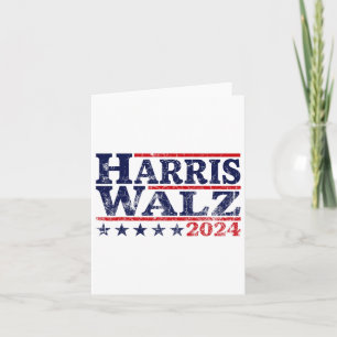 Walz 24 Election Kamala Harris Tim Waltz 24 Card