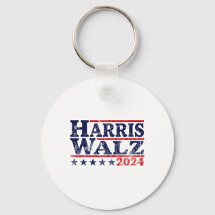 Walz 24 Election Kamala Harris Tim Waltz 24 Key Ring