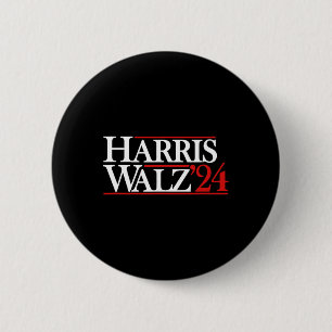 Walz 24 President Kamala 2024 6 Cm Round Badge