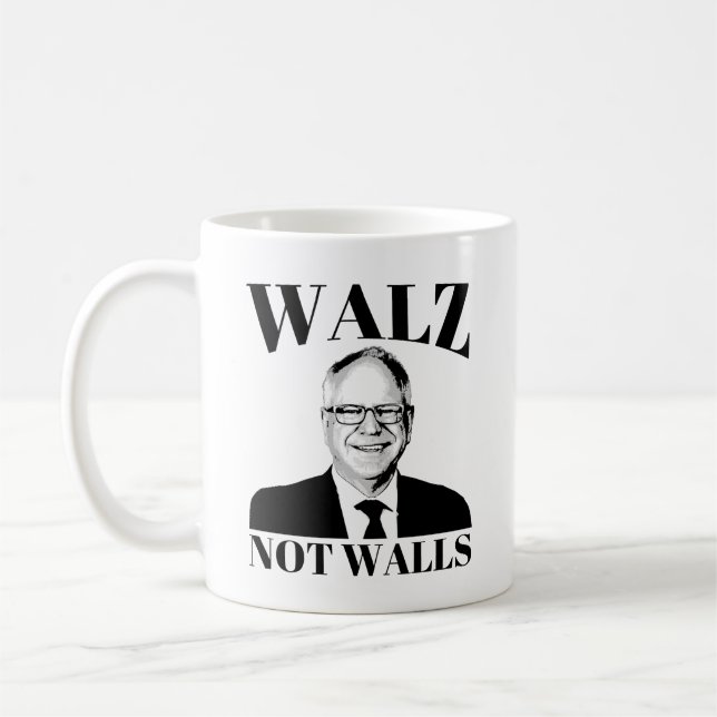Walz not Walls Coffee Mug (Left)
