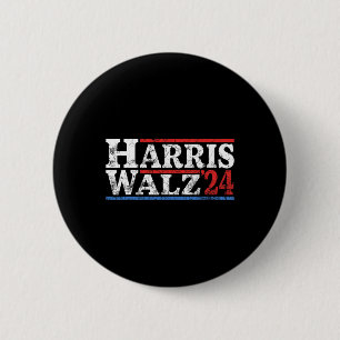 WAlzheimer 2024 Election Kamala Harris Tim Waltz 2 6 Cm Round Badge