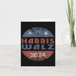 WAlzheimer 2024 Election Kamala Harris Tim Waltz 2 Card