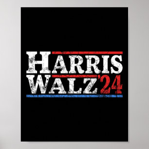 WAlzheimer 2024 Election Kamala Harris Tim Waltz 2 Poster