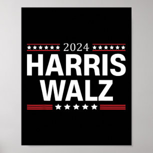 WAlzheimer 2024 For President Patriotic Kamala Wal Poster