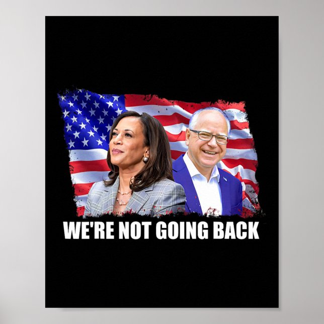 WAlzheimer 2024 Kamala Harris First Female Preside Poster (Front)