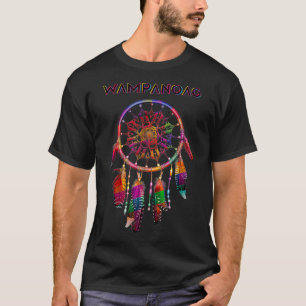 Wampanoag Native American Indian Colourful Dreamca T-Shirt