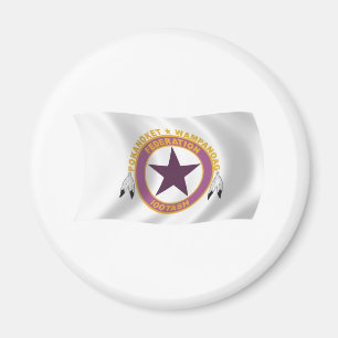 Wampanoag Tribe Flag Magnet