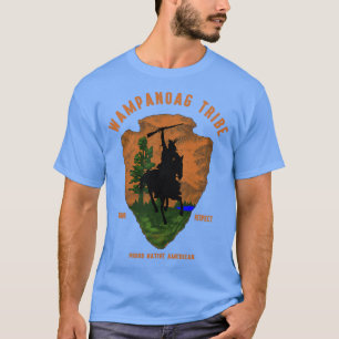 Wampanoag Tribe Native American Honor Respect Vint T-Shirt