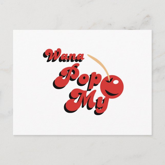 Wana Pop My Cheery Postcard (Front)