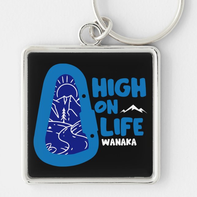 Wanaka Alpinism New Zealand Key Ring (Front)