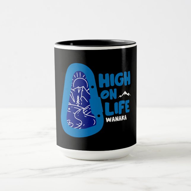 Wanaka Alpinism New Zealand Mug (Center)