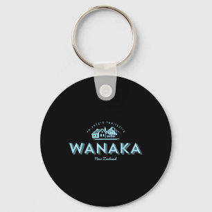 Wanaka Mountain Vacation Skiing New Zealand  Key Ring