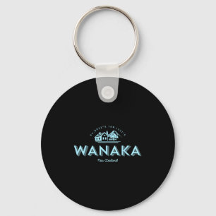 Wanaka Mountain Vacation Skiing New Zealand  Key Ring