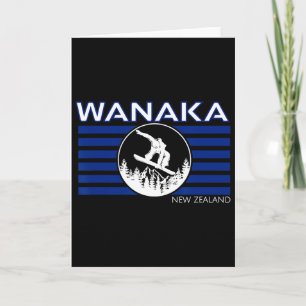 Wanaka New Zealand Snowboarding New Zealander Snow Card