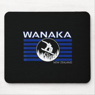 Wanaka New Zealand Snowboarding New Zealander Snow Mouse Pad