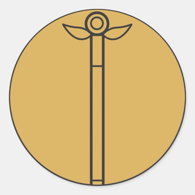 Wand Classic Round Sticker (Front)