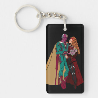 WANDAVISION Acrylic Keychain, Rectangle  Key Ring