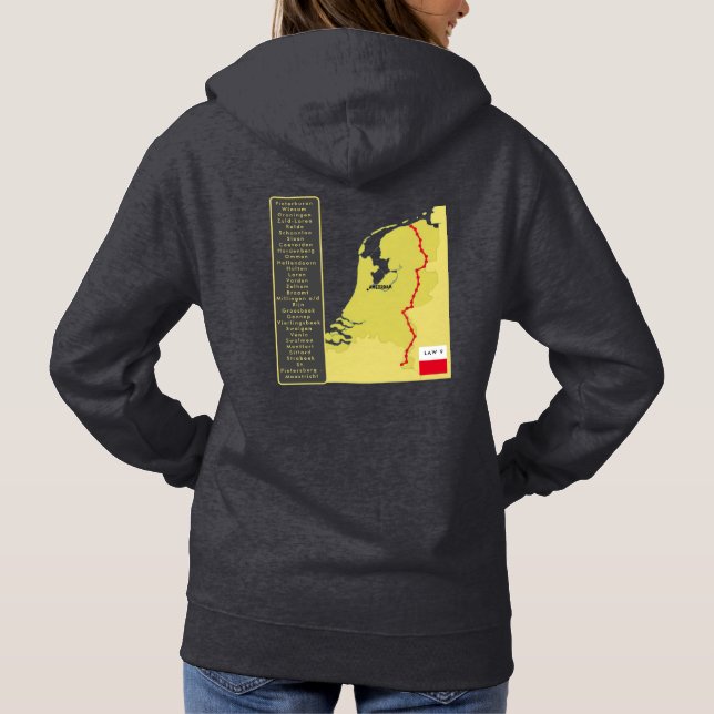 Wandelpad Nederland Pieterburen - St. Pietersberg Hoodie (Back)