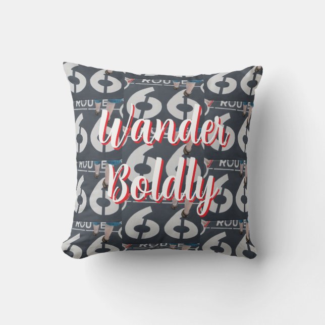 Wander Boldly Cushion (Front)