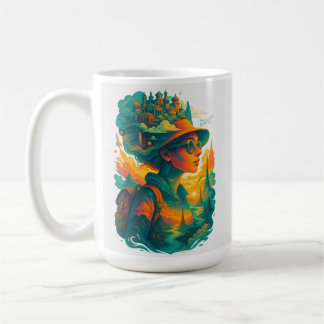 Wander far. Dream big. Live free. Coffee Mug