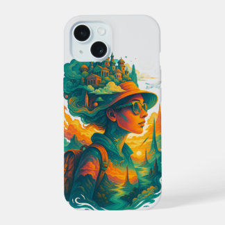 Wander far. Dream big. Live free. iPhone 15 Case