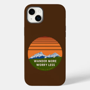 Wander more Worry less Case-Mate iPhone Case