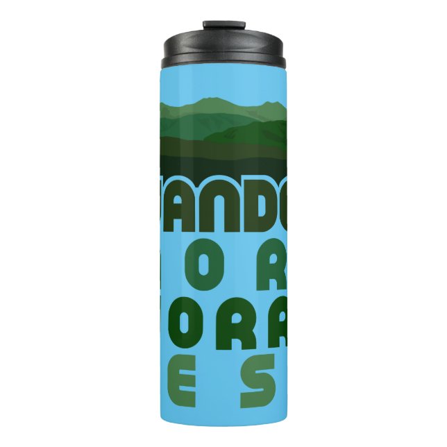 Wander More Worry Less Thermal Tumbler (Front)