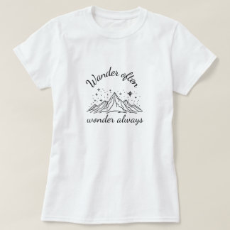 Wander Often, Wonder Always – Adventure T-Shirt