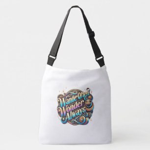 Wander Often, Wonder Always – Inspirational  Crossbody Bag