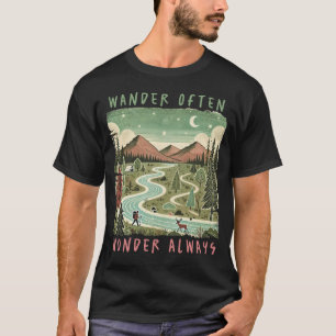 Wander Often Wonder Always T-Shirt