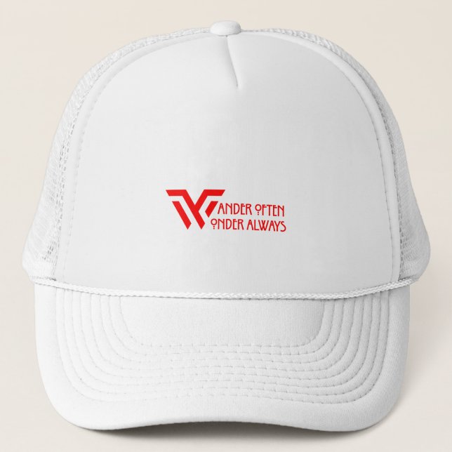 Wander often Wonder always Trucker Hat (Front)