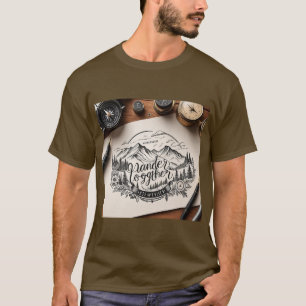 Wander Together Travel Theme  T-Shirt