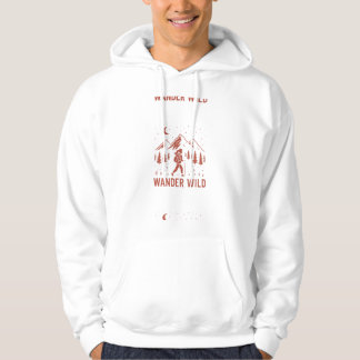 Wander Wild – Red Mountain Adventure Graphic Hoodie