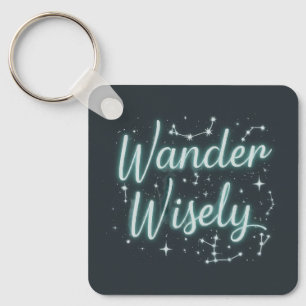 Wander Wisely Key Ring