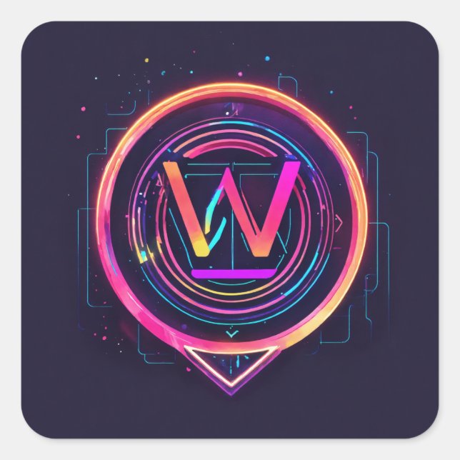 Wander Wisely Square Sticker (Front)