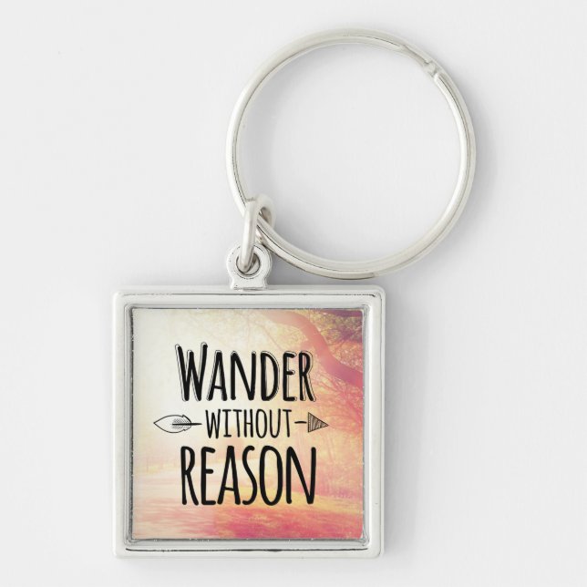 Wander Without Reason Key Ring (Front)